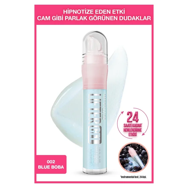 Maybelline New York Lifter Gel Blue Boba Dudak Parlatıcısı - Görsel 3