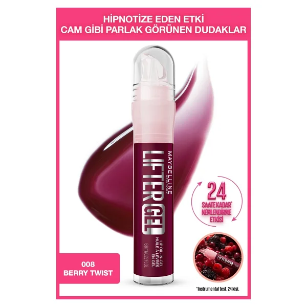 Maybelline New York Lifter Gel Berry Twist Dudak Parlatıcısı - Görsel 2