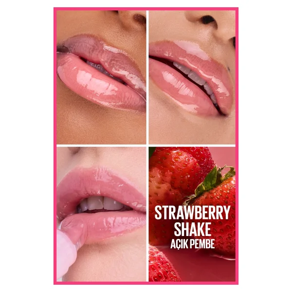 Maybelline New York Lifter Gel Strawberry Shake Dudak Parlatıcısı - Görsel 5