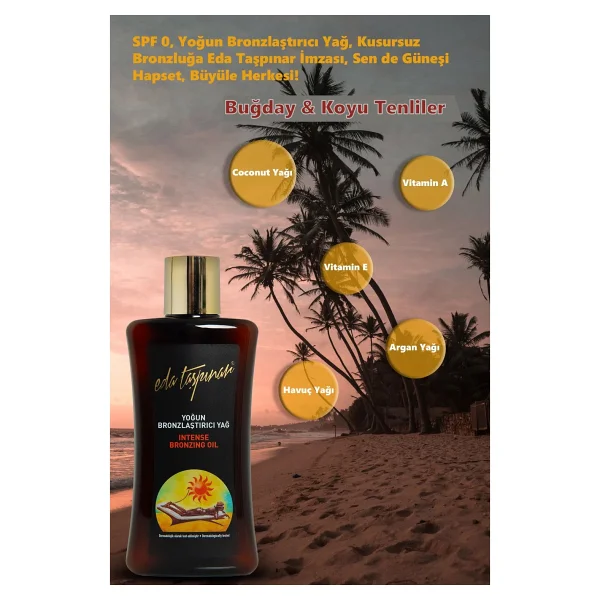Eda Taşpınar Bronzing Bomb 200 Ml + Yoğun Bronzlaştırıcı Yağ Spf-0 200 Ml - Görsel 7