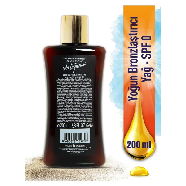 Eda Taşpınar Bronzing Bomb 200 Ml + Yoğun Bronzlaştırıcı Yağ Spf-0 200 Ml - Görsel 8