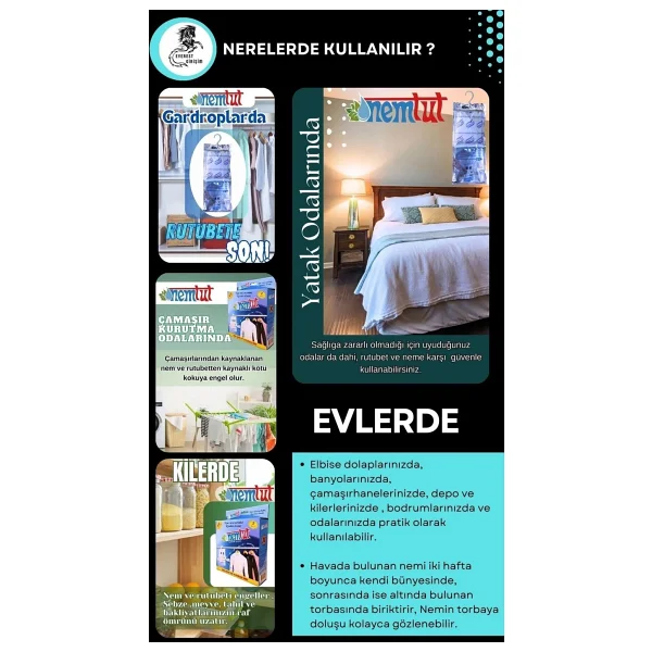 Nemtut Nem Tutucu Rutubet Giderici Korozyon Önleyici (2 Kutu/4 Paket) - Görsel 9