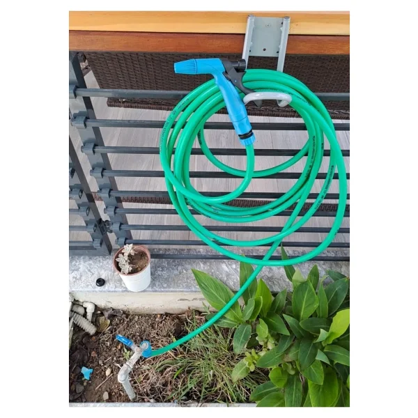 Depolife Hortum Toplama Asma Aparatı Hortum Dolama Sarma Askı Aparatı Duvar Montajlı Metal - Görsel 7