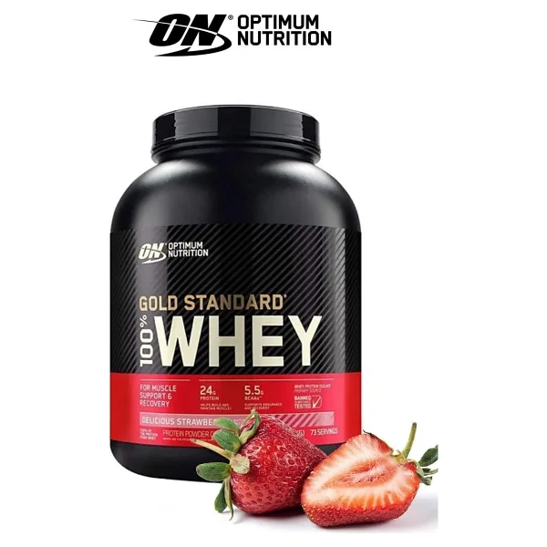 Optimum Nutrition Gold Standard 2273 Gr Çilek Aromalı Whey Protein Tozu - Görsel 2