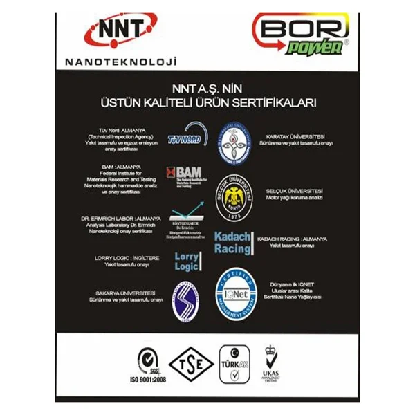 Bor Power Premium Motor Yağ Katkısı - Görsel 5