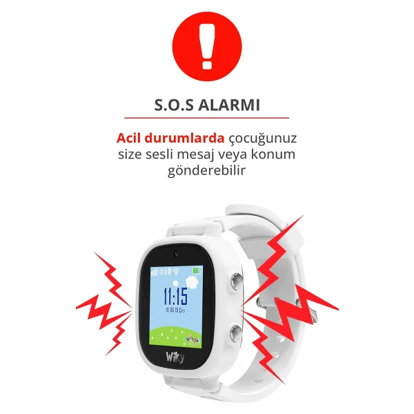 Wiky Watch 5e Beyaz Akıllı Çocuk Saati - Görsel 10