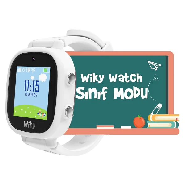 Wiky Watch 5e Beyaz Akıllı Çocuk Saati - Görsel 6