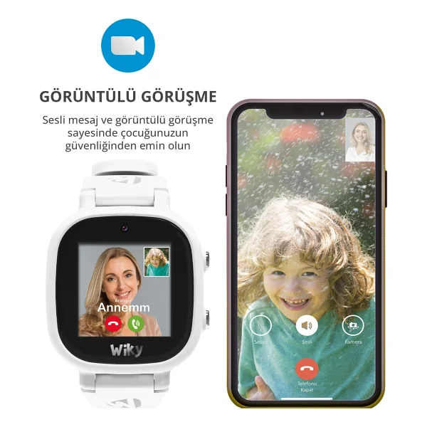 Wiky Watch 5e Beyaz Akıllı Çocuk Saati - Görsel 10