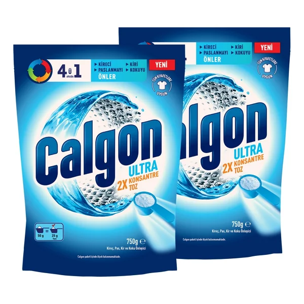 Calgon Ultra Konsantre Kireç Önleyici 750 Gr 2'li - Görsel 4