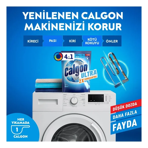 Calgon Ultra Konsantre Kireç Önleyici 750 Gr 2'li - Görsel 9