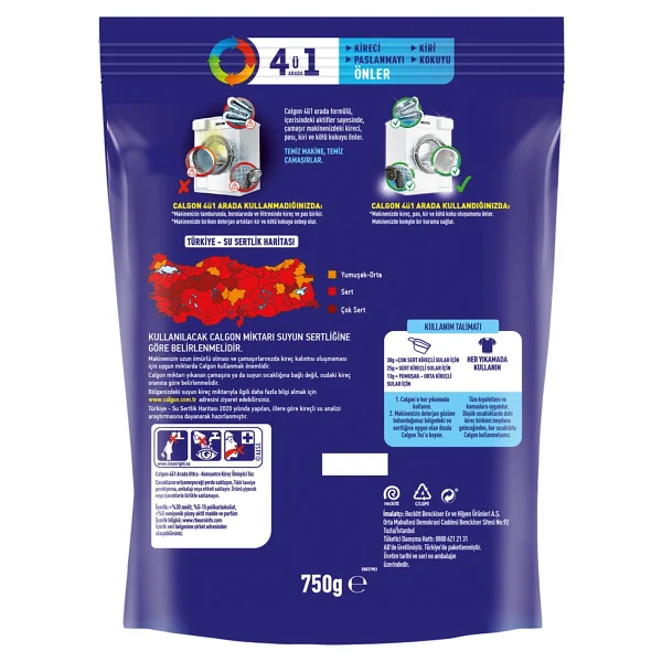 Calgon Ultra Konsantre Kireç Önleyici 750 Gr 2'li - Görsel 10