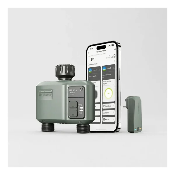Hitit Bluetooth + Wi-Fi Özellikli Uzaktan Kumandalı Çift Çıkışlı Su Zamanlayıcı - Görsel 6
