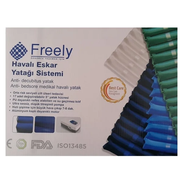 Freely Hf6002-17 Boru Tipi Havalı Hasta Yatağı - Görsel 3