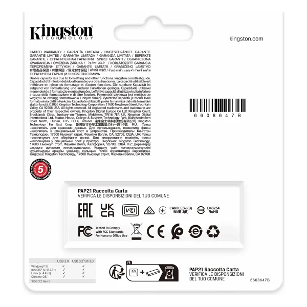 Kingston Datatraveler Exodia USB 3.2 Gen1 Dtxg2/512gb 512 GB Flash Bellek - Görsel 4