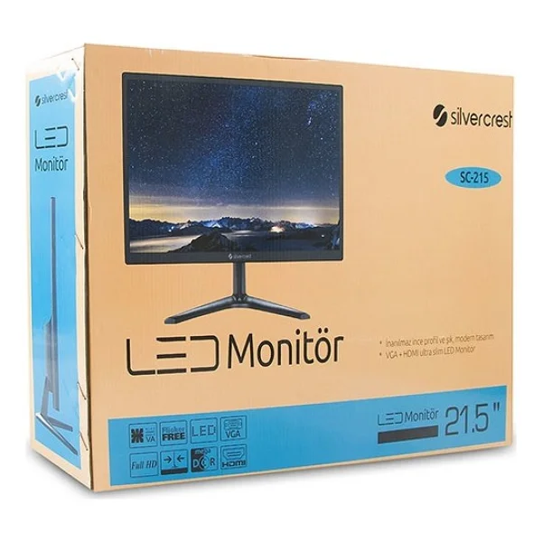 Silvercrest Sc-215 21.5" 1ms Full HD LED Monitör - Görsel 5