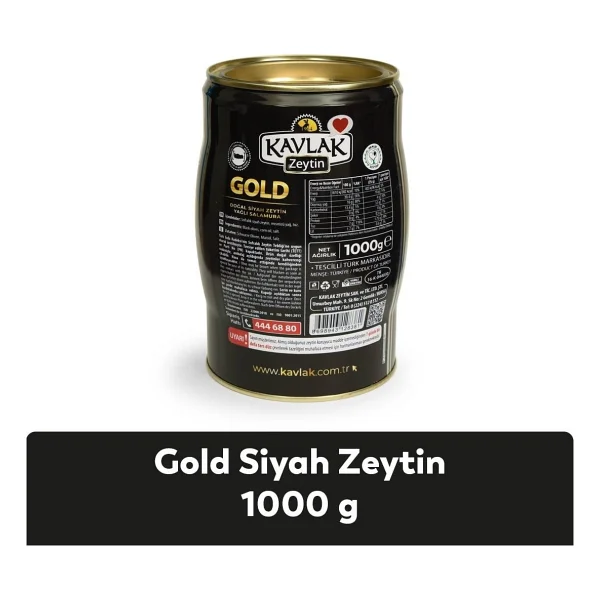 Kavlak Gold 1 Kg Gemlik Siyah Zeytin - Görsel 2