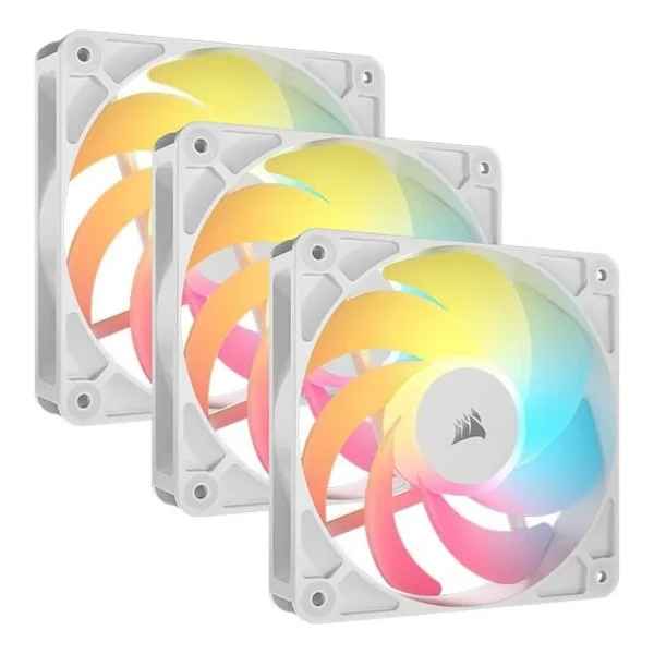 Corsair Rs120-R Reverse Argb Co-9050197-Ww Beyaz 3'lü 12 Cm Kasa Fanı - Görsel 6