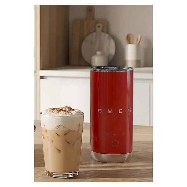 Smeg 50's Style Compact Mff02rdus Kırmızı Süt Köpürtücü - Görsel 8