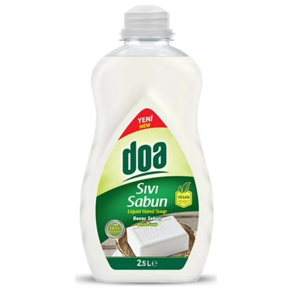 Doa Sıvı Sabun Beyaz Sabun Kukokulu 2.5 Lt X 3 Adet - 2500 Ml - Görsel 2