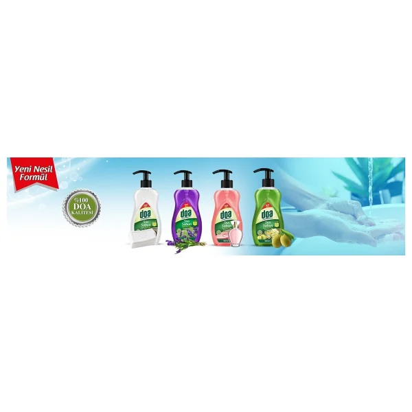 Doa Sıvı Sabun Beyaz Sabun Kukokulu 2.5 Lt X 3 Adet - 2500 Ml - Görsel 4