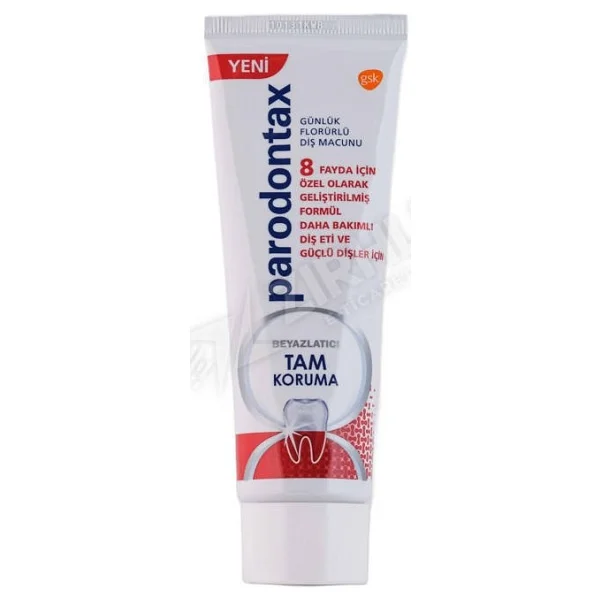 Parodontax Tam Koruma Beyazlatıcı 75 ml 2 Adet Florürlü Diş Macunu - Görsel 2