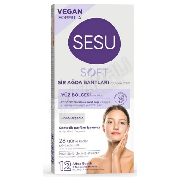 Sesu Soft 12'li Yüz Ağda Bandı - Görsel 2