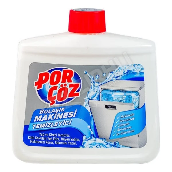 4 Adet Porçöz Bulaşık Makinesi Temizleyici 250 Ml - Görsel 2