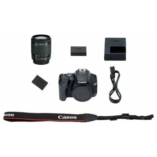 Canon Eos 250d + 18-55mm Lens Dslr Fotoğraf Makinesi - Görsel 5