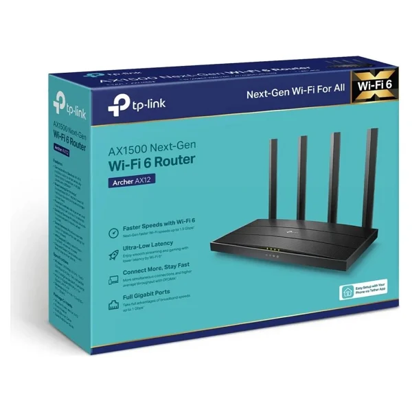 Tp-Link Archer Ax12 Ax1500 1500 Mbps Router - Görsel 7