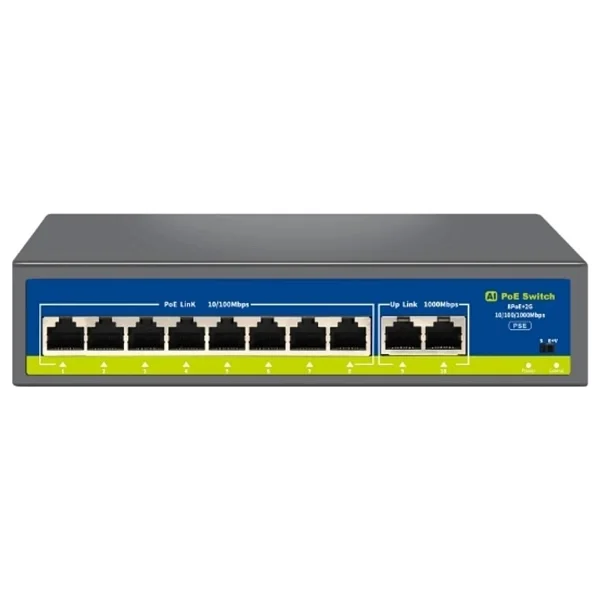 Nova Nvc-Hıf0820gbl-C 8 Port 10/100/1000 Mbps Gigabit Poe Switch - Görsel 5