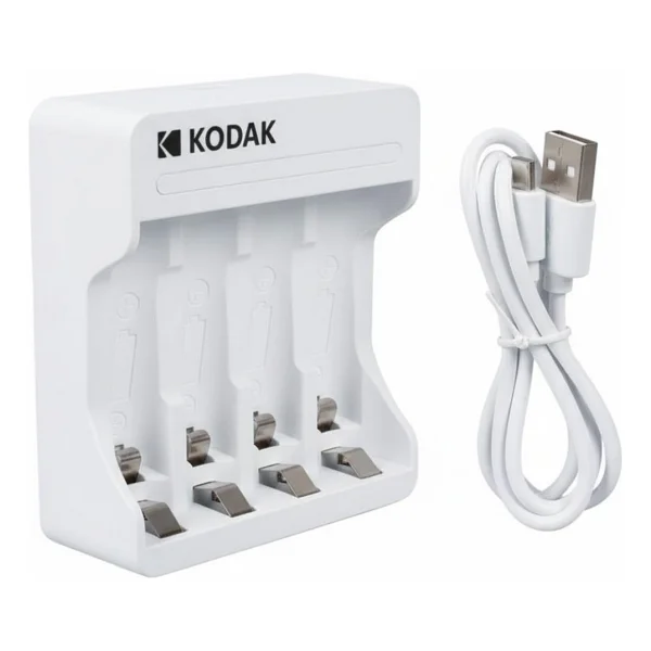 Kodak Kd-29490 4'lü Type-C Otomatik Hızlı Pil Şarj Aleti - Görsel 3