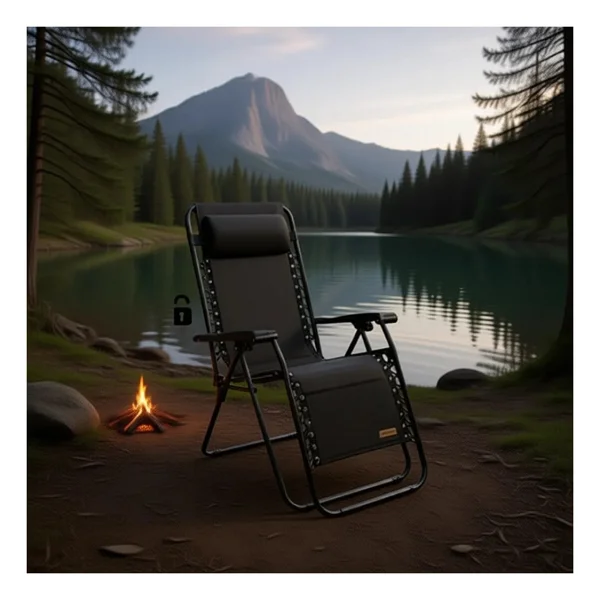 Madfox Easyrest Gri Kamp Sandalyesi - Görsel 6