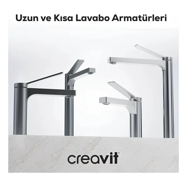 Creavit Ritmo Rt8500 Krom Mutfak Bataryası - Görsel 4