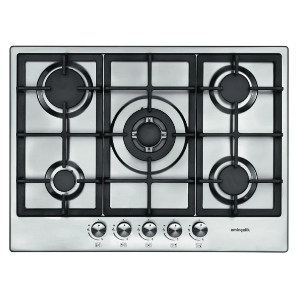 Eminçelik Ah 2250 D Bw X70 Wok Gözlü Inox Ankastre Ocak - Görsel 3