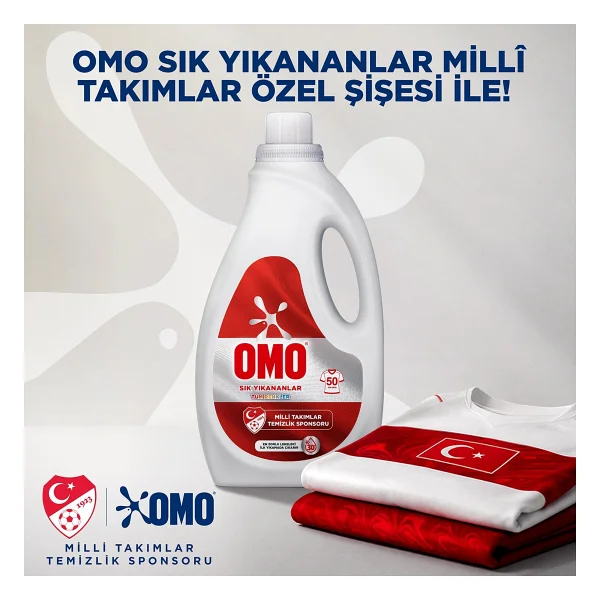Omo Cold Power Sıvı Deterjan 2.5 Lt - Görsel 3