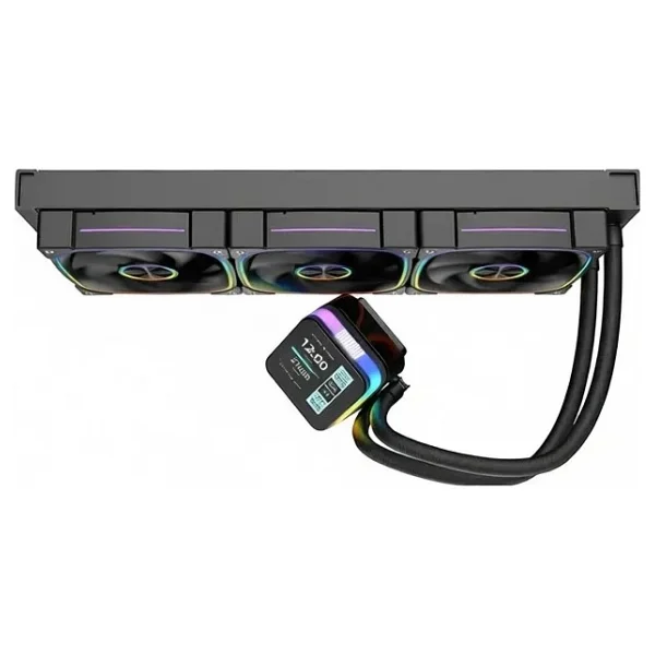Dragos Rock Lcd Argb Siyah 360 Mm İşlemci Sıvı Soğutucu - Görsel 9