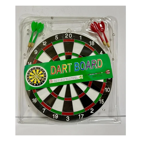 Dart Board Seti 4 Dart Oklu Klasik Dart Oyunu - Görsel 2