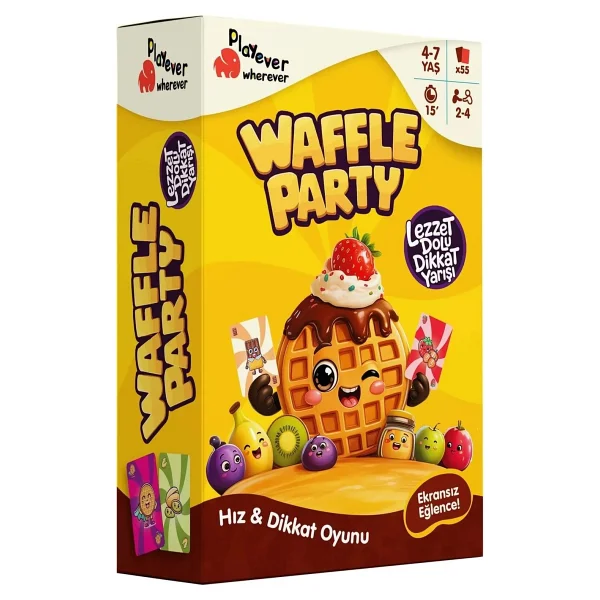 Playever Waffle Party Okul Öncesi Kart Oyunu - Görsel 3
