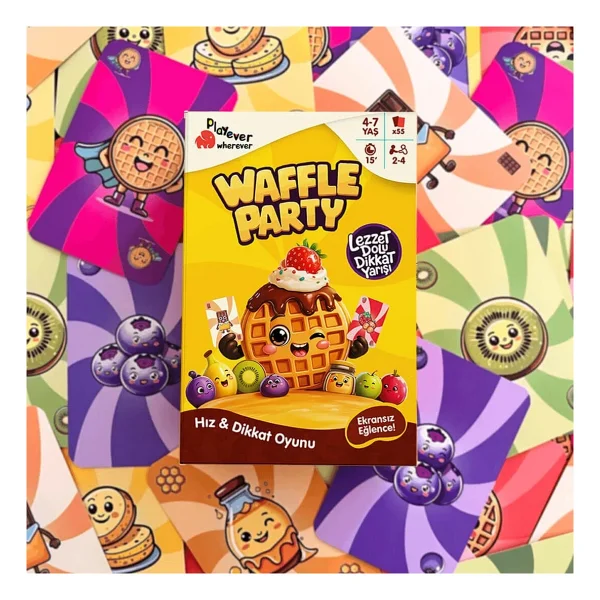 Playever Waffle Party Okul Öncesi Kart Oyunu - Görsel 4