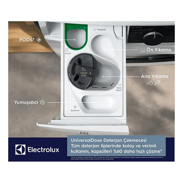 Electrolux Ew7w4602qt 1600 Devir 11 Kg / 7 Kg Kurutmalı Çamaşır Makinesi - Görsel 10