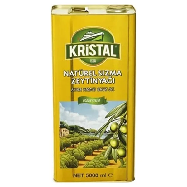 Kristal Yumuşak Doğal Natürel Sızma Zeytinyağı 5 Lt - Görsel 2