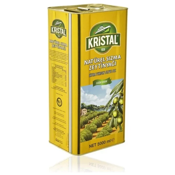 Kristal Yumuşak Doğal Natürel Sızma Zeytinyağı 5 Lt - Görsel 3