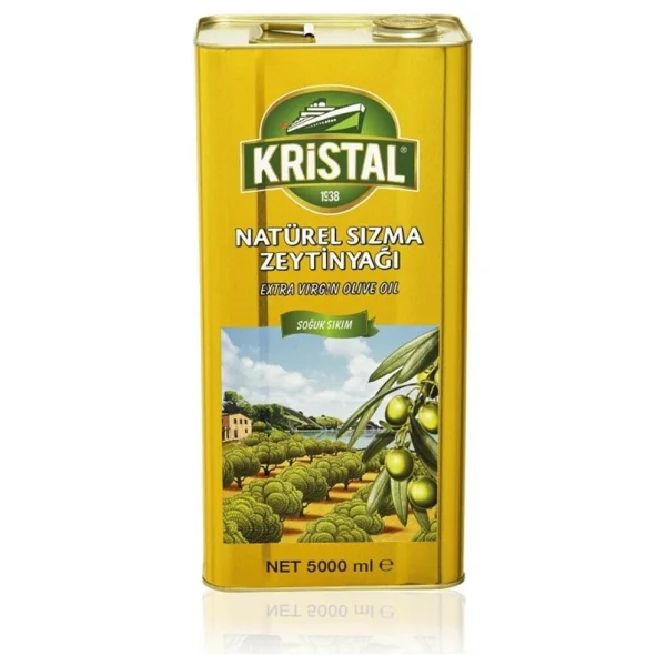 Kristal Yumuşak Doğal Natürel Sızma Zeytinyağı 5 Lt - Görsel 4