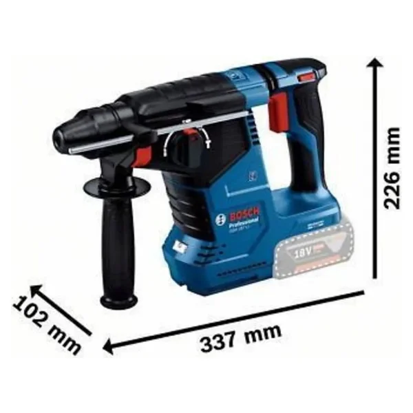 Bosch Gbh 187 Li Akülü Kırıcı Delici 1 X 5.0ah 2.4 J Güçlü Performans İle Verimlilik Şampiyonu - Görsel 7