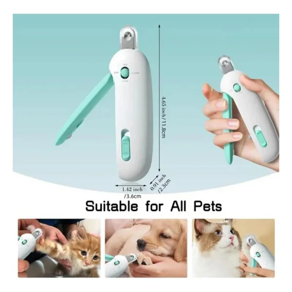 Exelox Törpülü Hazneli Ayarlanabilir Kedi Köpek Tırnak Makası - Görsel 7