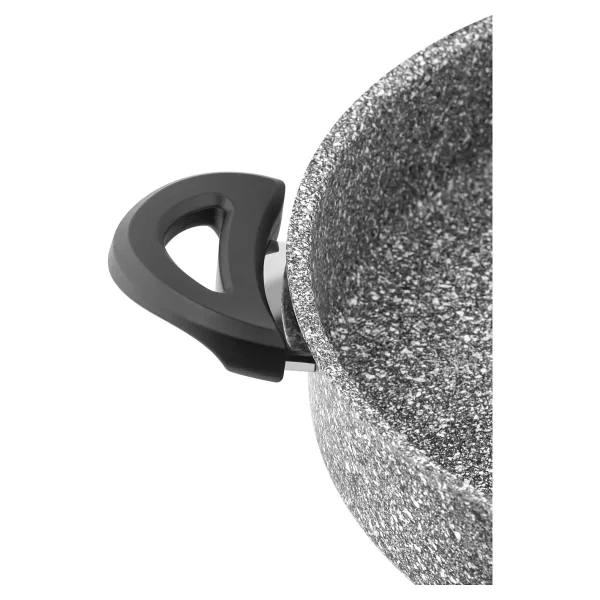Taç Ultra 24 Cm Basık Granit Tencere - Görsel 5
