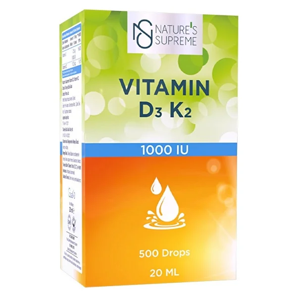 Nature's Supreme Vitamin D3 + K2 20 Ml Damla - Görsel 6