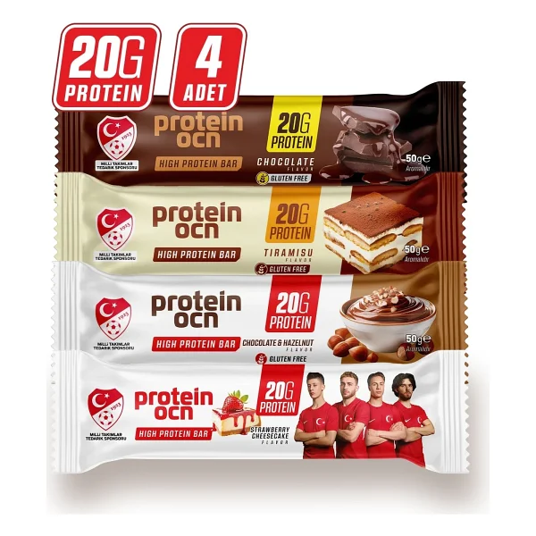 Proteinocean Protein Bar - Karma Kutu - 50g X 4 Adet - Görsel 3