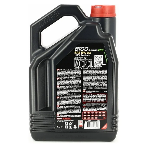 Motul 8100 X-Clean Efe 5w-30 4 Lt Motor Yağı - 2025 - Görsel 2