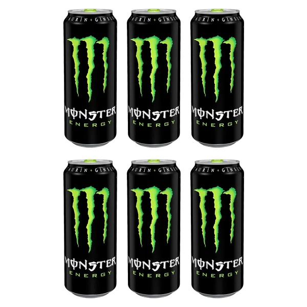Monster Energy Enerji Içeceği 500 Ml Klasik X 6 Adet - Görsel 3